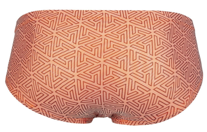 Clever Moda Neon Men's Bikini Brief in Orange – men's briefs