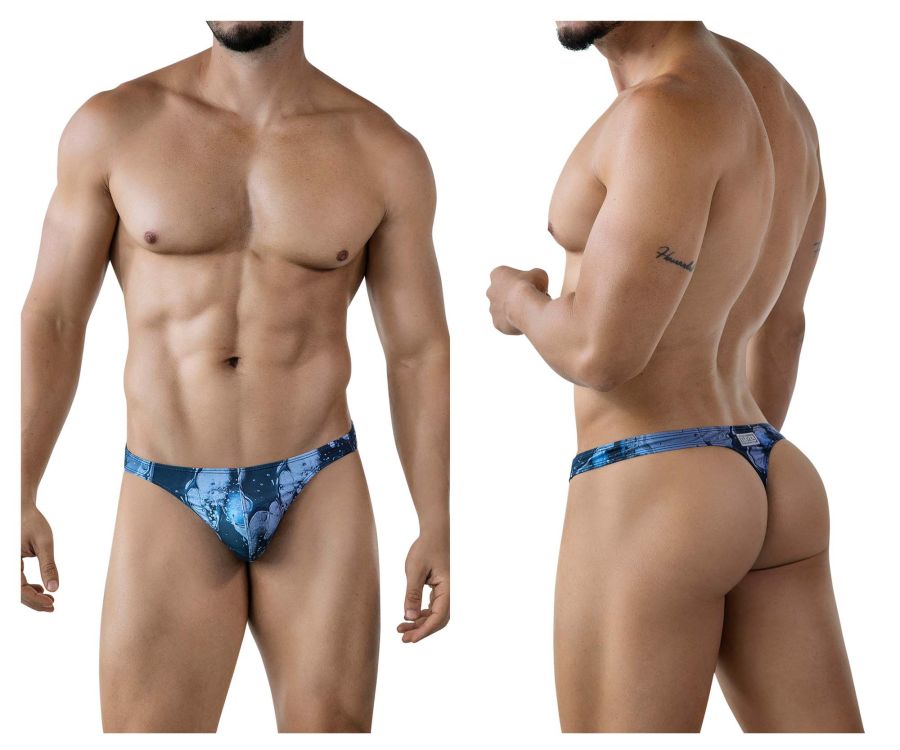 Clever Moda Galia Men's Thong in Dark Blue – men's thongs