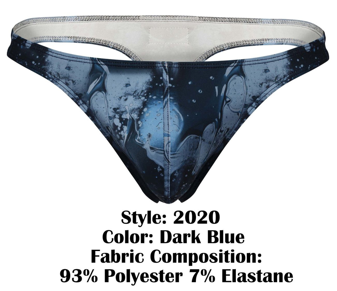 Clever Moda Galia Men's Thong in Dark Blue – men's thongs