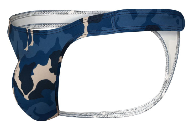 Clever Moda Almeria Men's Thong in Blue – men's thongs