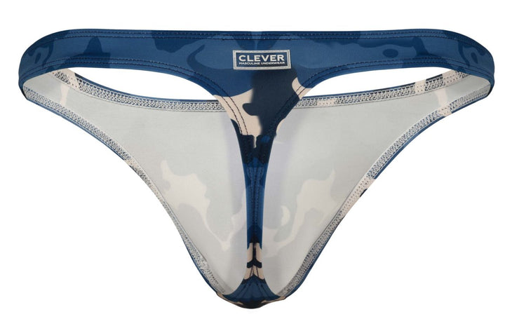 Clever Moda Almeria Men's Thong in Blue – men's thongs
