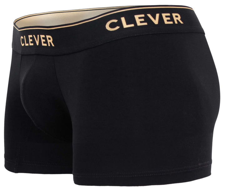 Clever Moda Valladolid Men's Trunk Underwear in Black – men's trunks