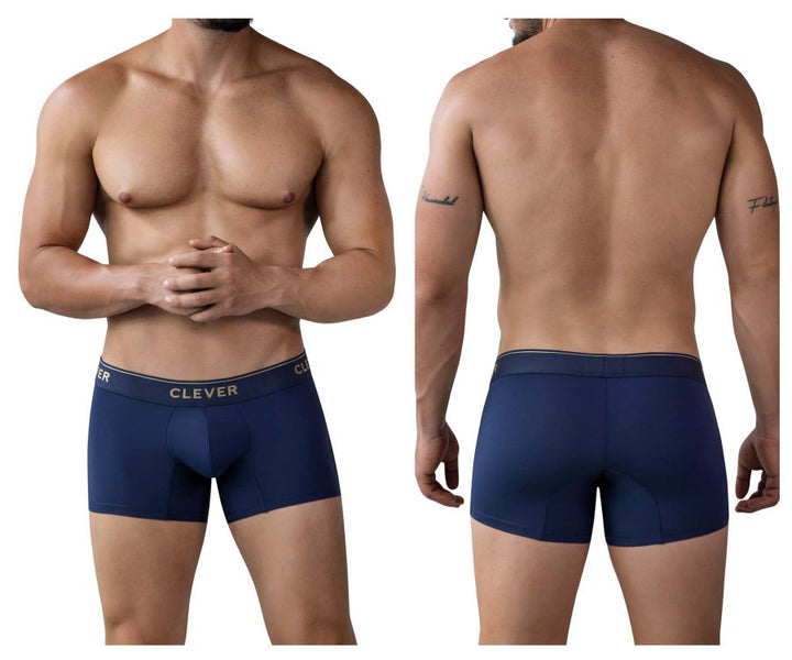 Clever Moda Valladolid Men's Trunk Underwear in Dark Blue – men's trunks