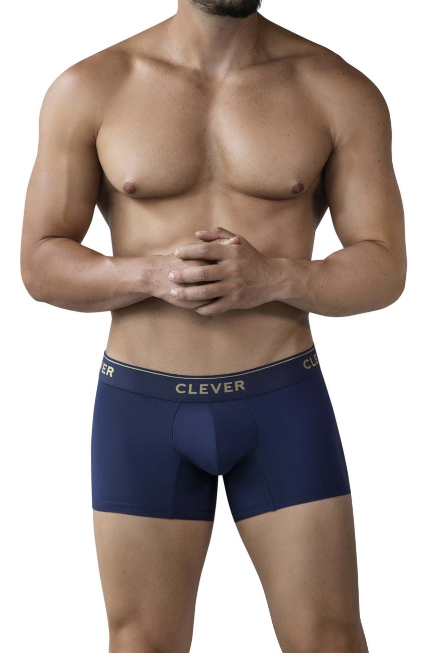 Clever Moda Valladolid Men's Trunk Underwear in Dark Blue – men's trunks