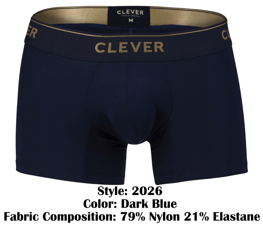 Clever Moda Valladolid Men's Trunk Underwear in Dark Blue – men's trunks