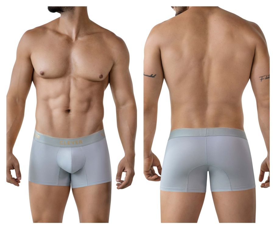 Clever Moda Valladolid Men's Trunk Underwear in Gray – men's trunks