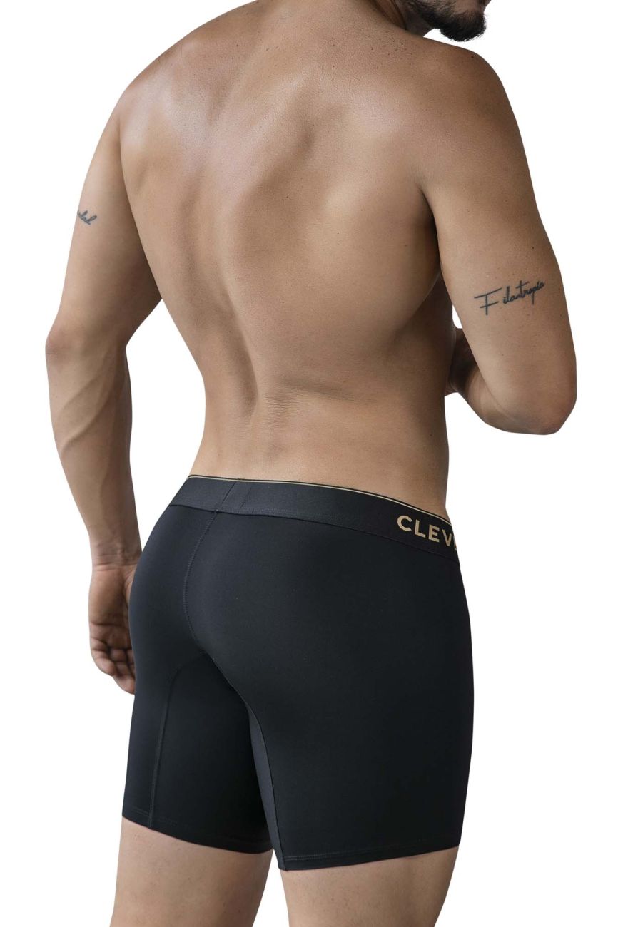 Clever Moda Valladolid Men's Boxer Brief in Black – men's boxer briefs