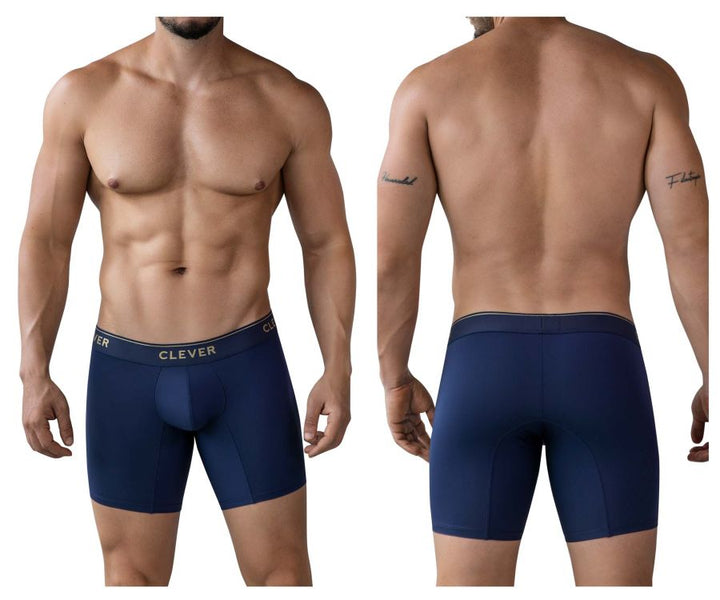 Clever Moda Valladolid Men's Boxer Brief in Dark Blue – men's boxer briefs