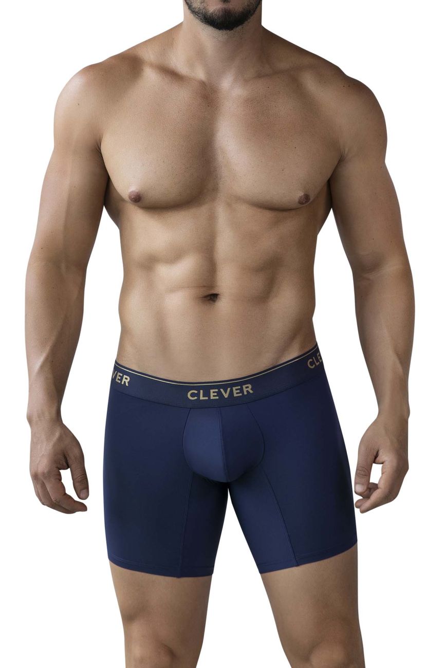 Clever Moda Valladolid Men's Boxer Brief in Dark Blue – men's boxer briefs