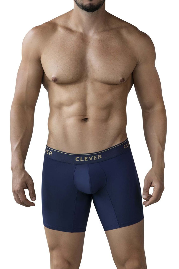Clever Moda Valladolid Men's Boxer Brief in Dark Blue – men's boxer briefs