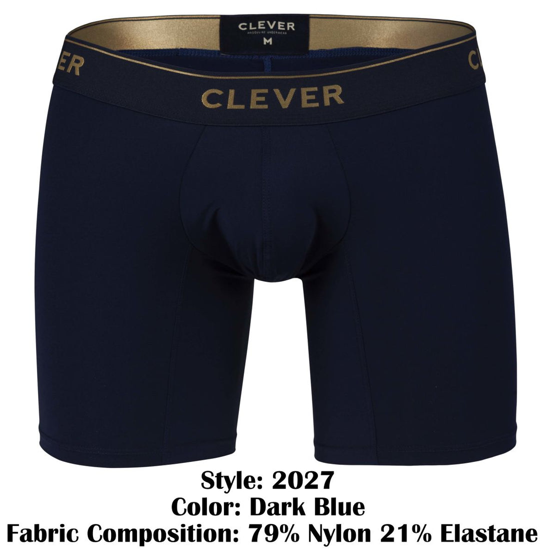 Clever Moda Valladolid Men's Boxer Brief in Dark Blue – men's boxer briefs