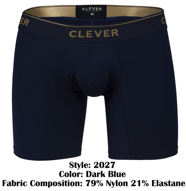 Clever Moda Valladolid Men's Boxer Brief in Dark Blue – men's boxer briefs