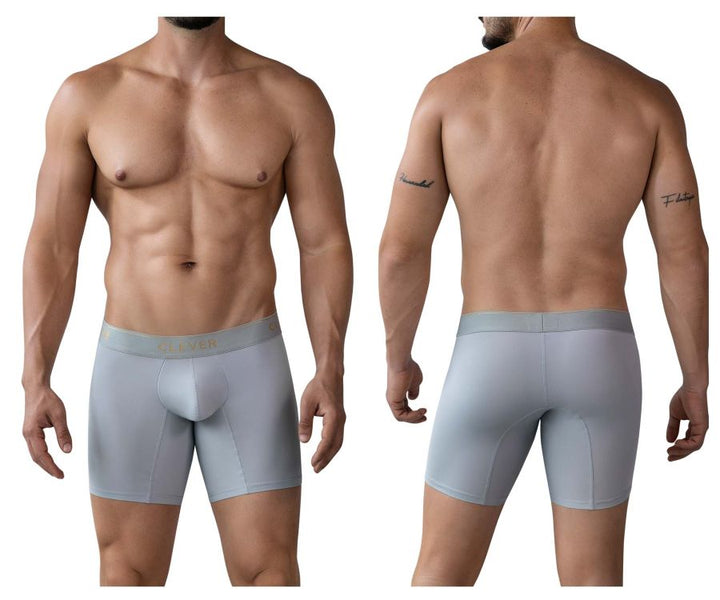 Clever Moda Valladolid Men's Boxer Brief in Gray – men's boxer briefs