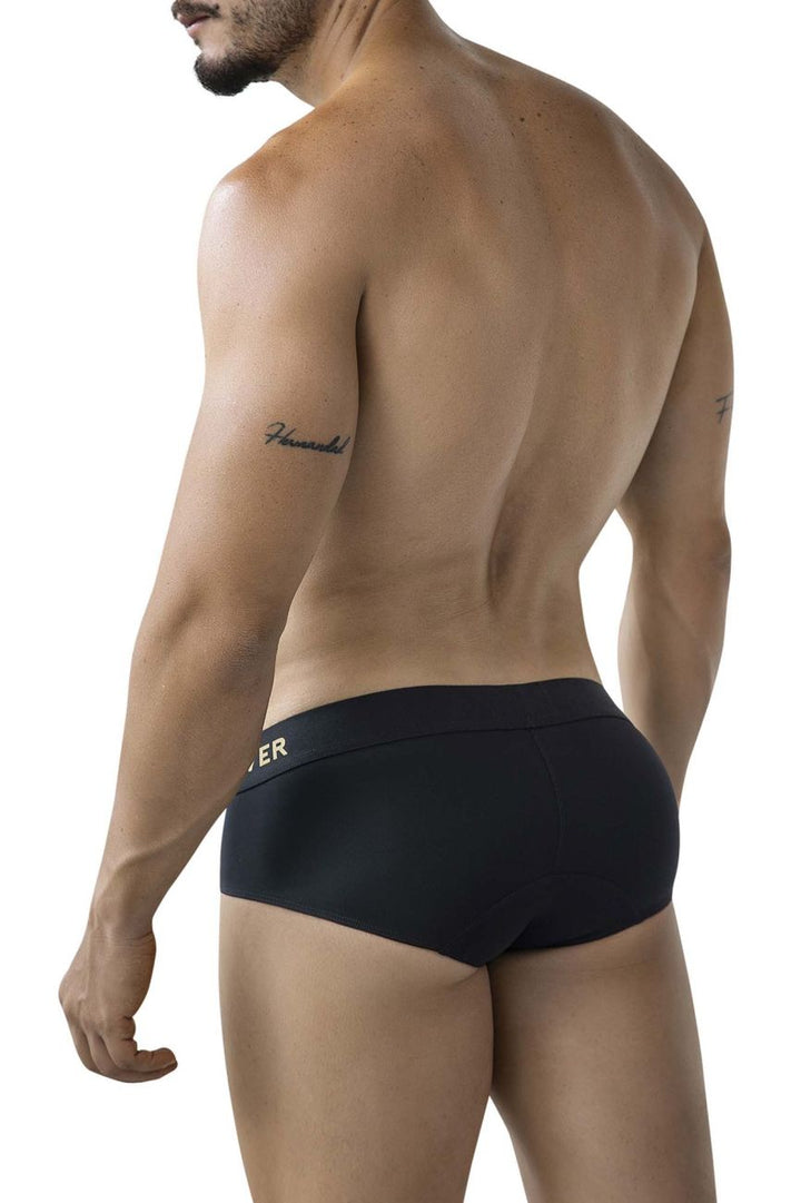 Clever Moda Valladolid Men's Bikini Brief in Black – men's briefs