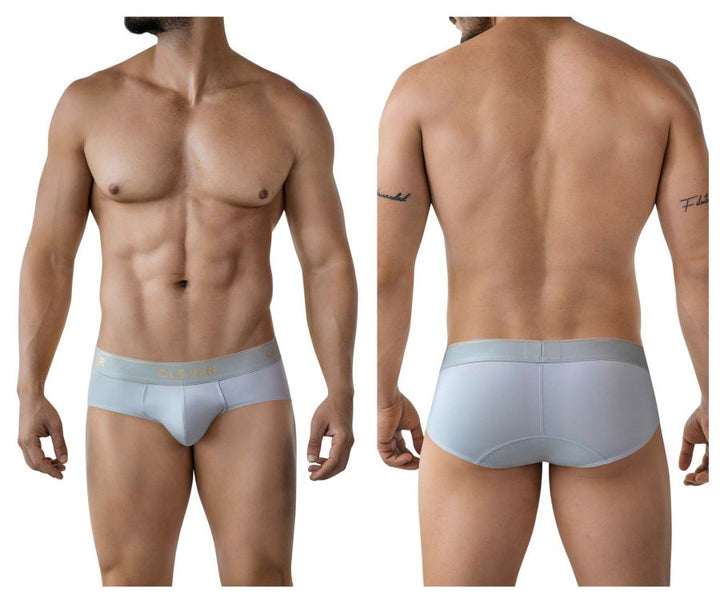 Clever Moda Valladolid Men's Bikini Brief in Gray – men's briefs