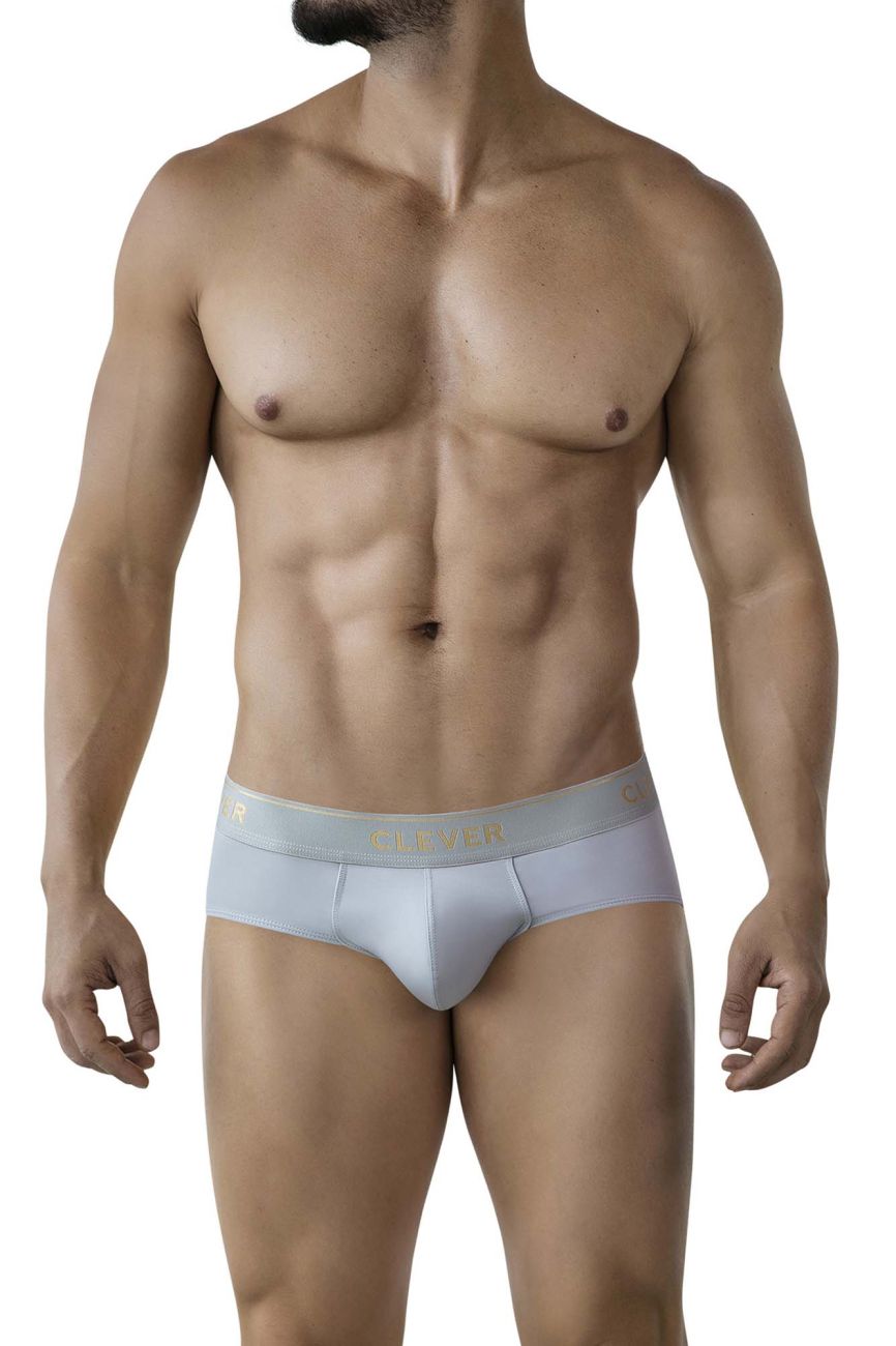 Clever Moda Valladolid Men's Bikini Brief in Gray – men's briefs