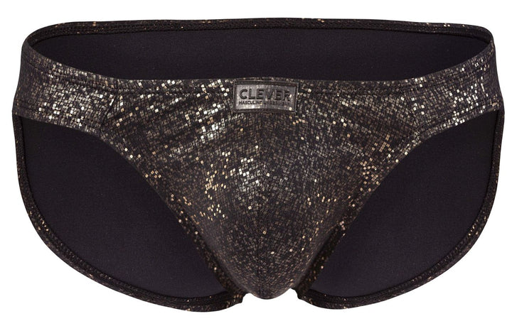 Clever Moda Galaxy Men's Bikini Brief in Black – men's briefs