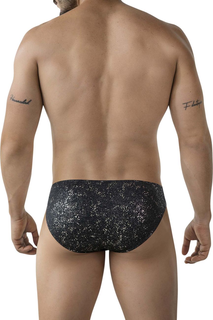 Clever Moda Galaxy Men's Bikini Brief in Black – men's briefs