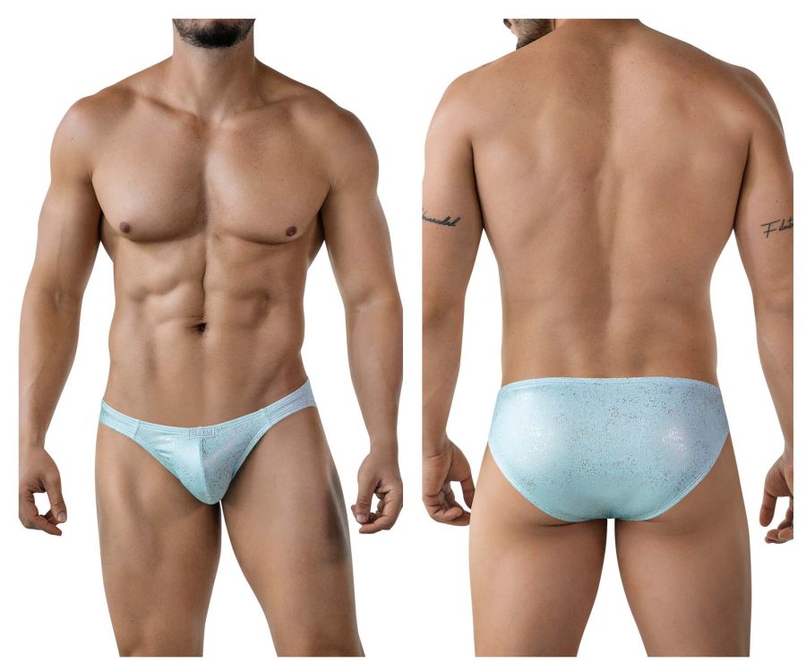 Clever Moda Galaxy Men's Bikini Brief in Blue – men's briefs