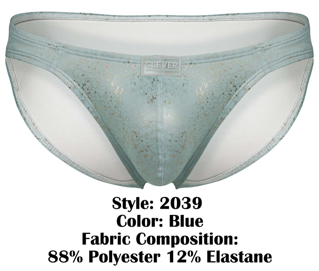 Clever Moda Galaxy Men's Bikini Brief in Blue – men's briefs