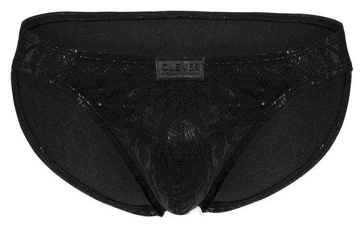 Clever Moda Luxe Men's Bikini Brief in Black – men's briefs