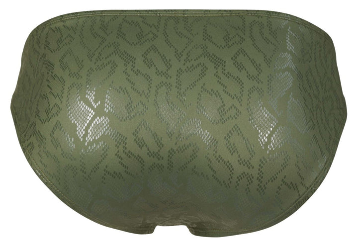 Clever Moda Luxe Men's Bikini Brief in Green – men's briefs