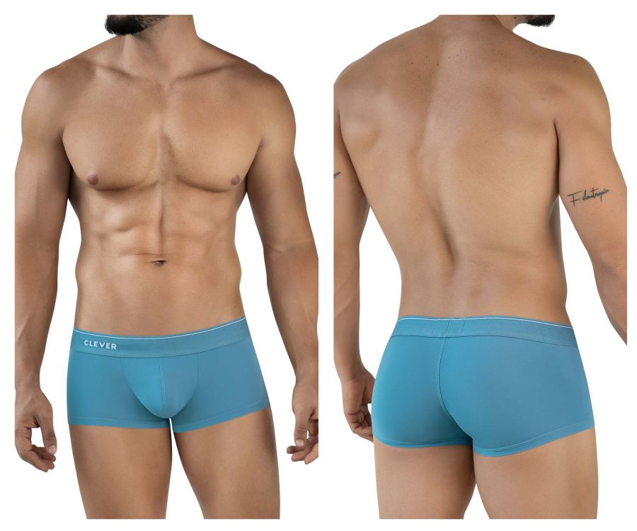 Clever Moda Mendoza Men's Trunk Underwear in Blue – men's trunks
