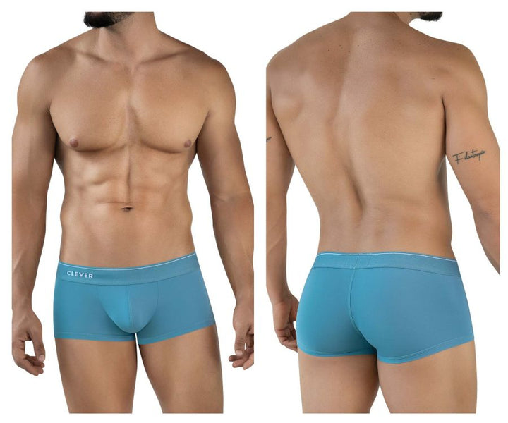 Clever Moda Mendoza Men's Trunk Underwear in Blue – men's trunks