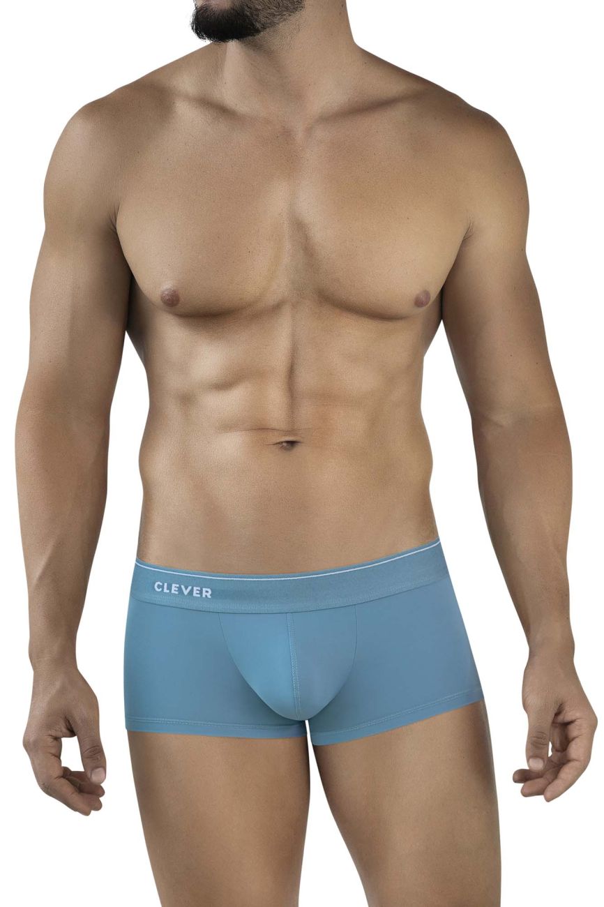 Clever Moda Mendoza Men's Trunk Underwear in Blue – men's trunks