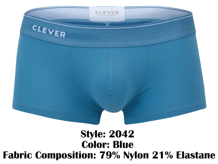 Clever Moda Mendoza Men's Trunk Underwear in Blue – men's trunks