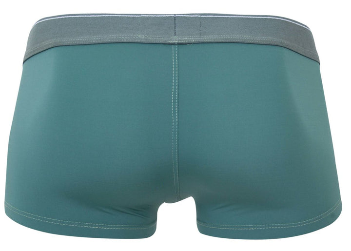 Clever Moda Mendoza Men's Trunk Underwear in Green – men's trunks