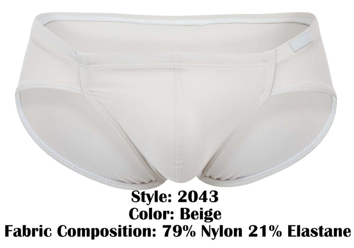 Clever Moda Mendoza Men's Bikini Brief in Beige – men's briefs