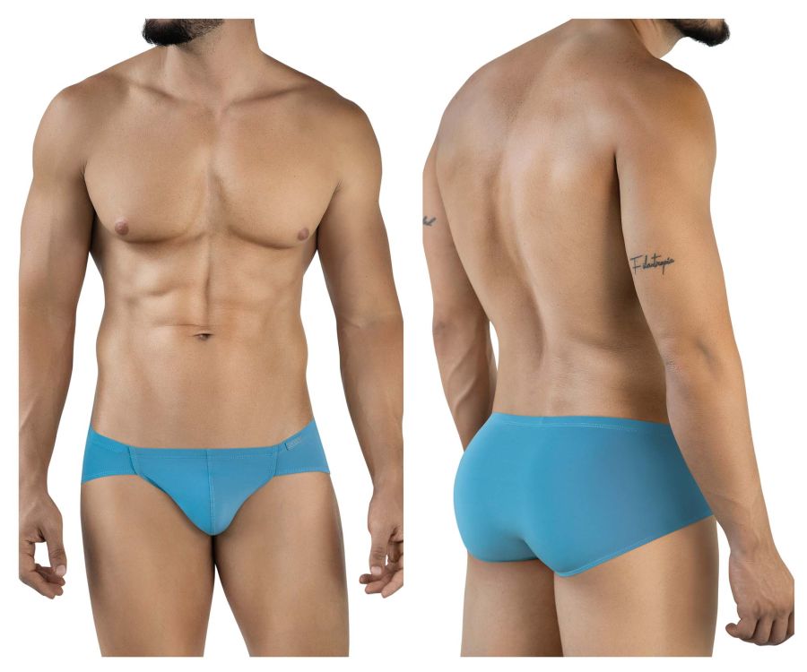 Clever Moda Mendoza Men's Bikini Brief in Blue – men's briefs