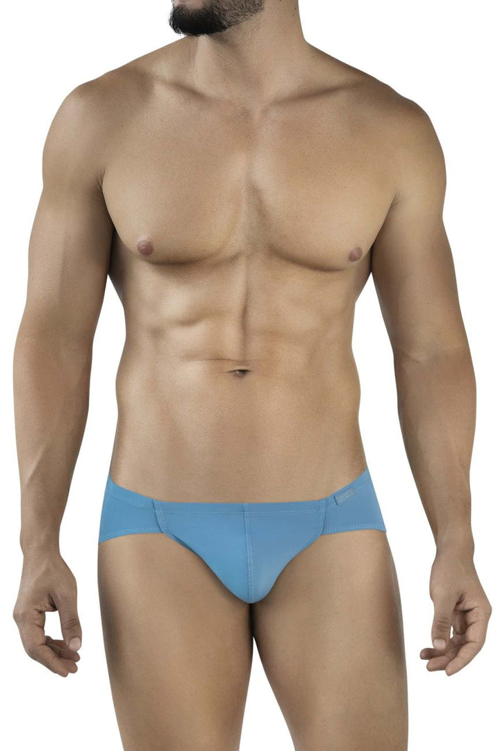 Clever Moda Mendoza Men's Bikini Brief in Blue – men's briefs