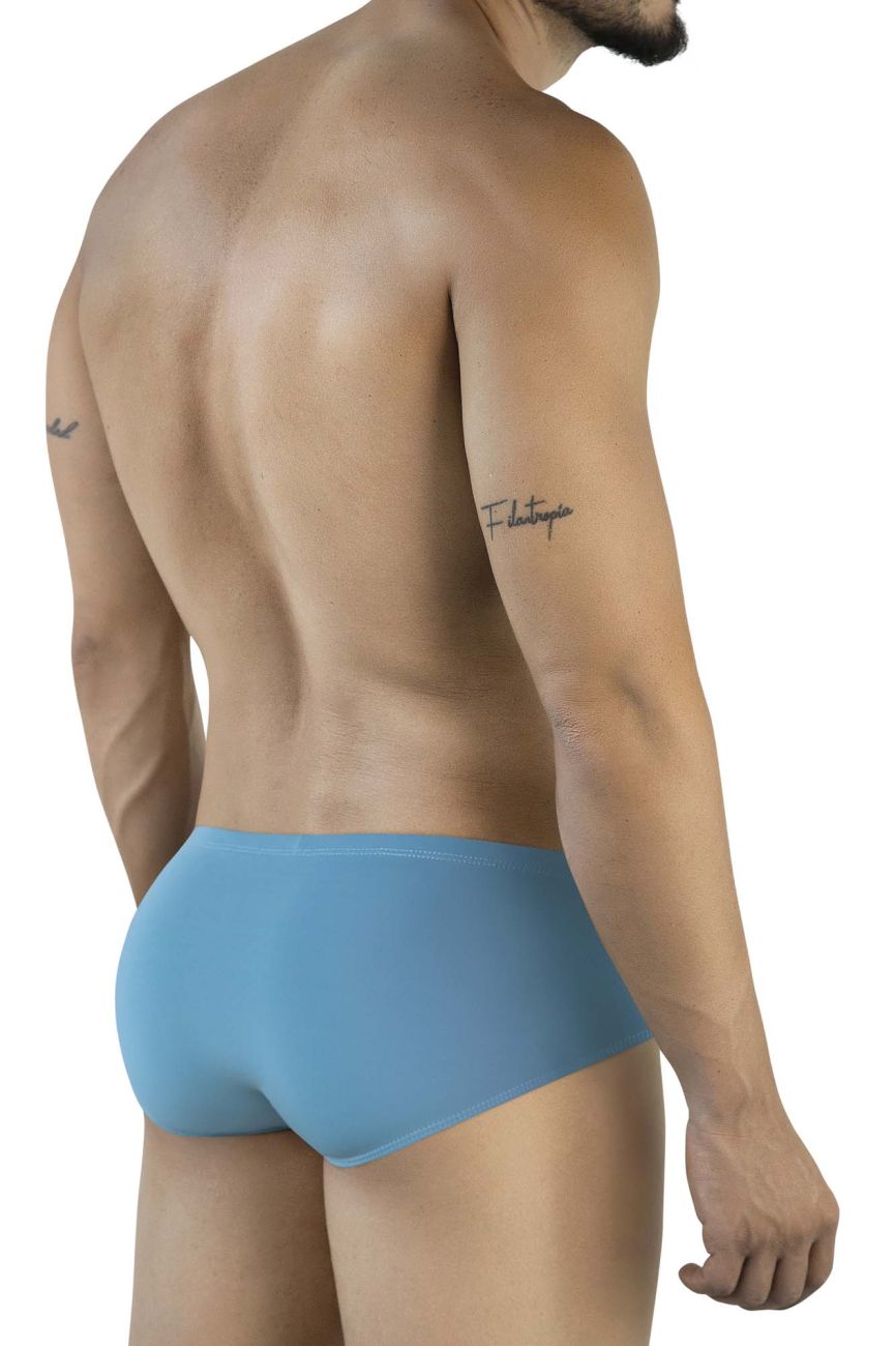 Clever Moda Mendoza Men's Bikini Brief in Blue – men's briefs