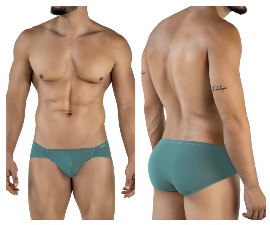 Clever Moda Mendoza Men's Bikini Brief in Green – men's briefs