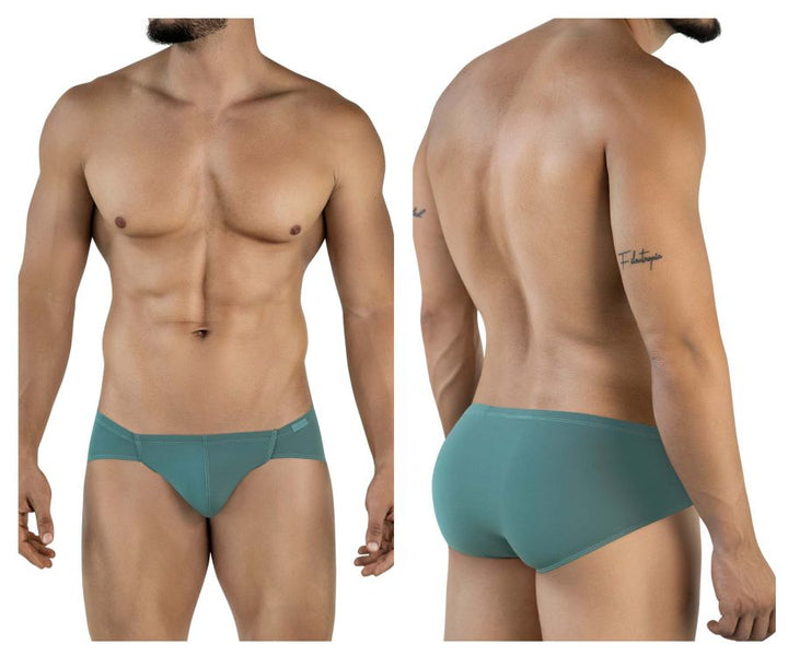 Clever Moda Mendoza Men's Bikini Brief in Green – men's briefs