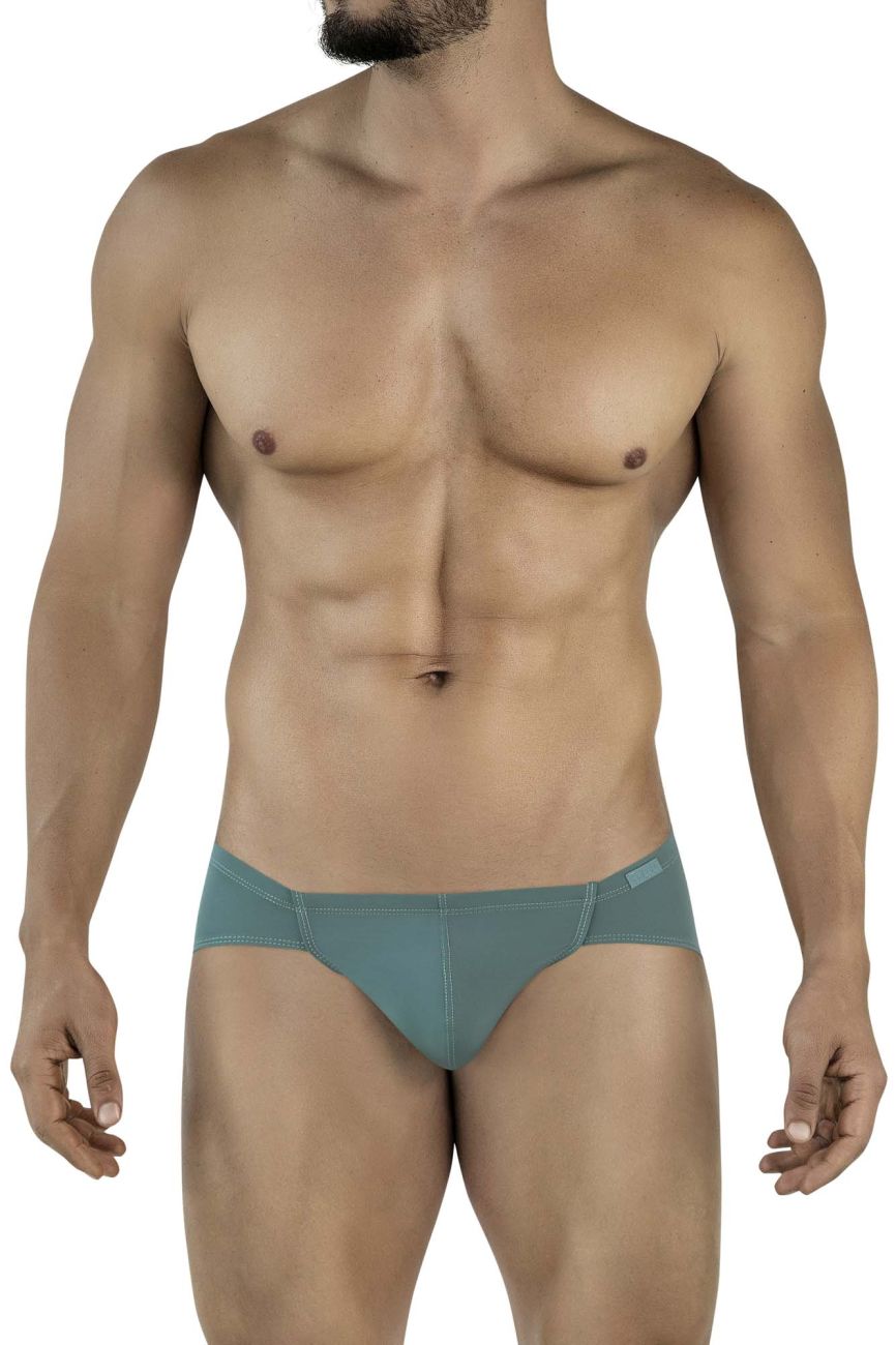 Clever Moda Mendoza Men's Bikini Brief in Green – men's briefs