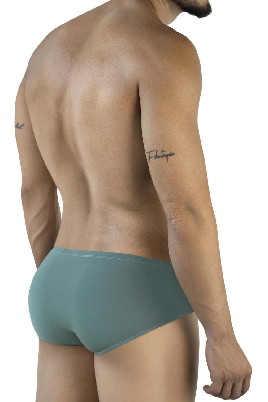 Clever Moda Mendoza Men's Bikini Brief in Green – men's briefs