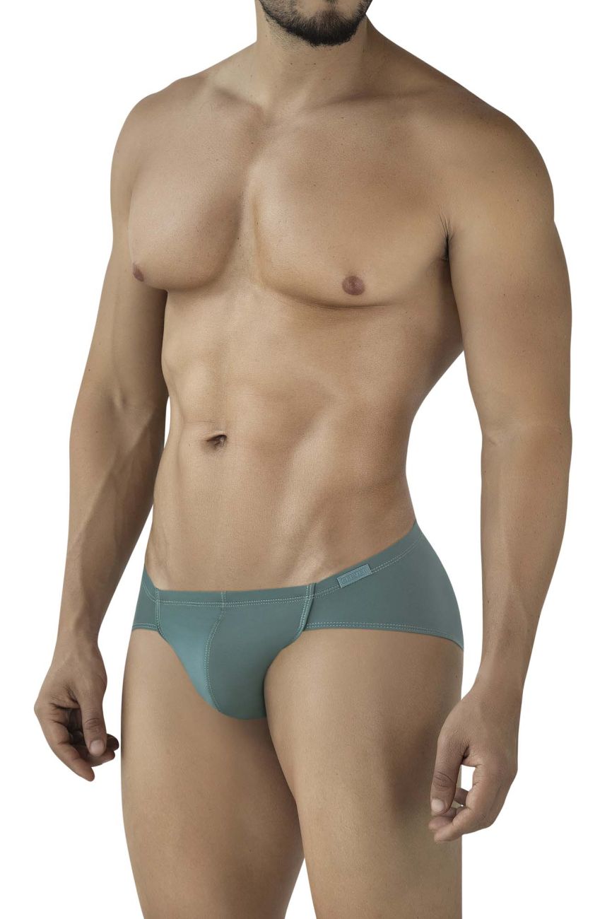 Clever Moda Mendoza Men's Bikini Brief in Green – men's briefs