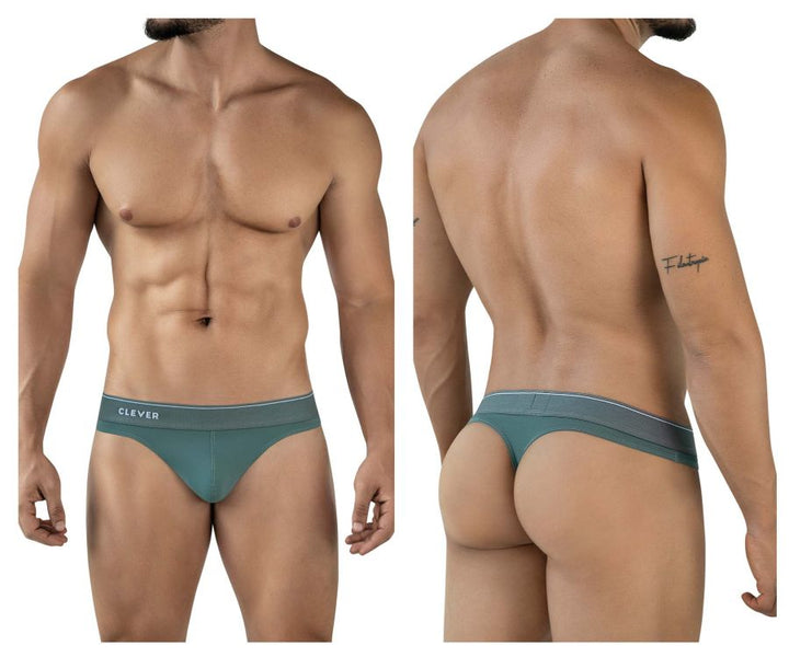 Clever Moda Mendoza Men's Thong in Green – men's thongs