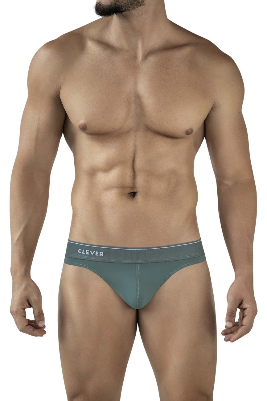 Clever Moda Mendoza Men's Thong in Green – men's thongs