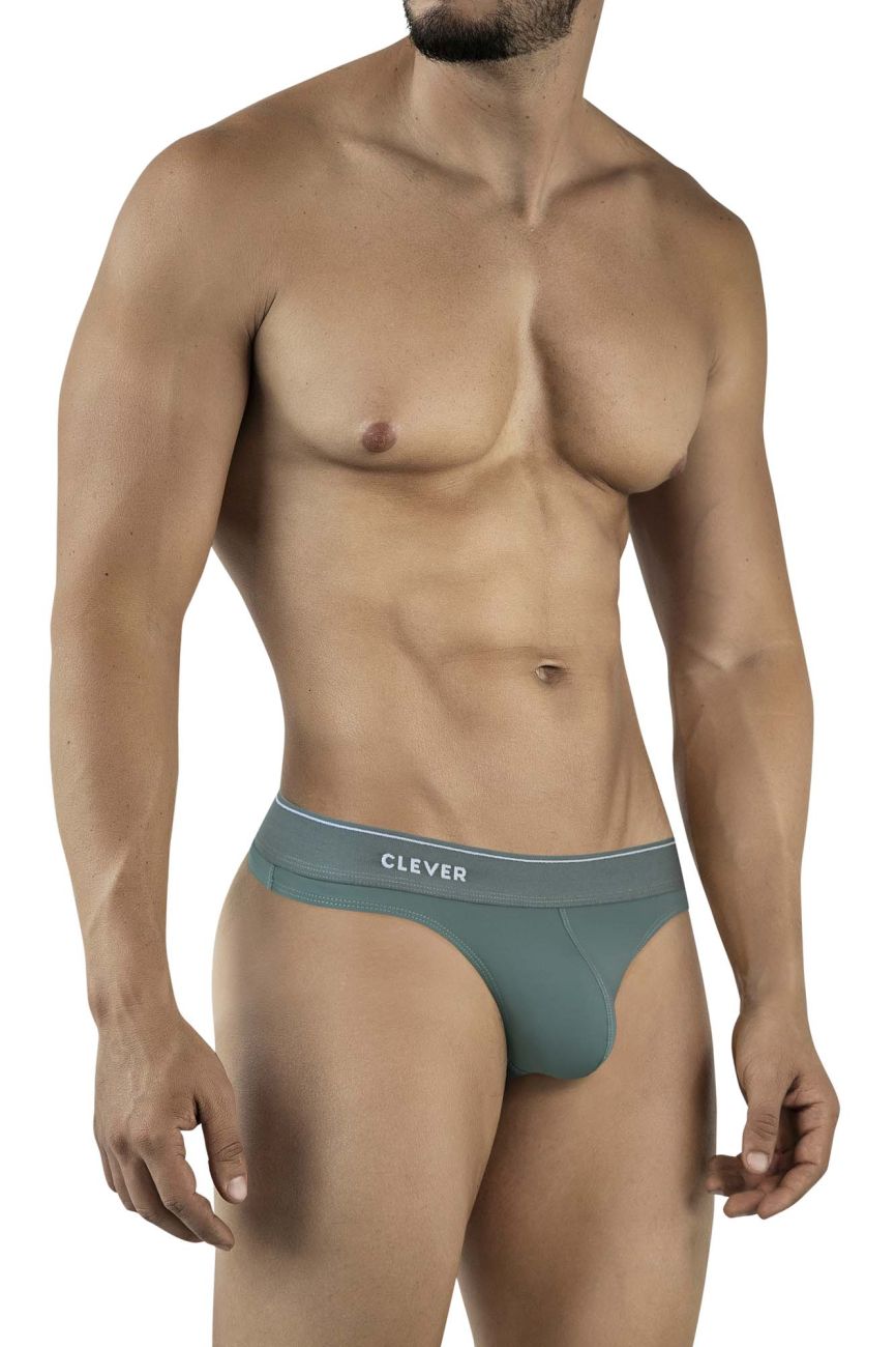 Clever Moda Mendoza Men's Thong in Green – men's thongs