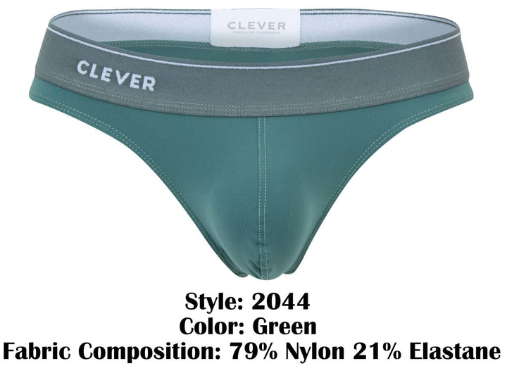Clever Moda Mendoza Men's Thong in Green – men's thongs