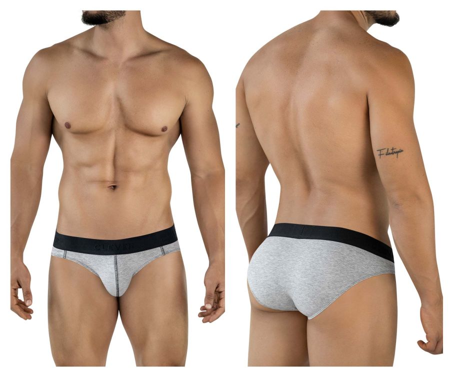 Clever Moda Catamarca Men's Bikini Brief in Dark Gray – men's briefs