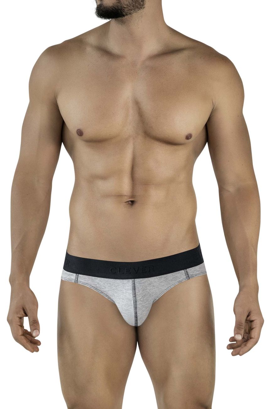 Clever Moda Catamarca Men's Bikini Brief in Dark Gray – men's briefs
