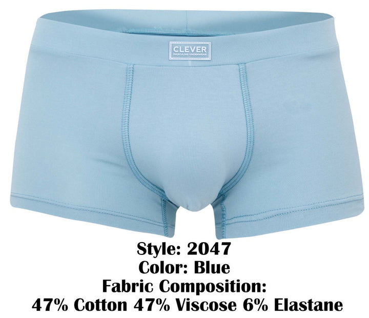 Clever Moda Cordoba Men's Trunk Underwear in Blue – men's trunks