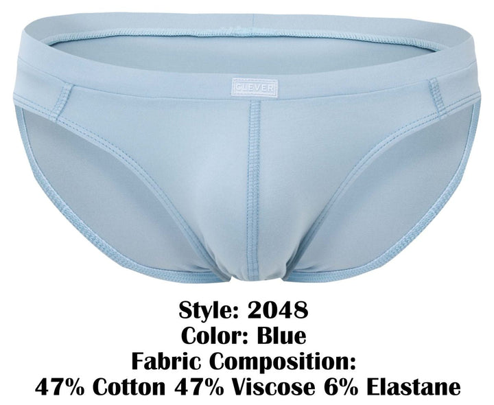Clever Moda Cordoba Men's Bikini Brief in Blue – men's briefs