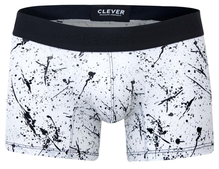 Clever Moda Brochazos Men's Trunk Underwear in Black – men's trunks