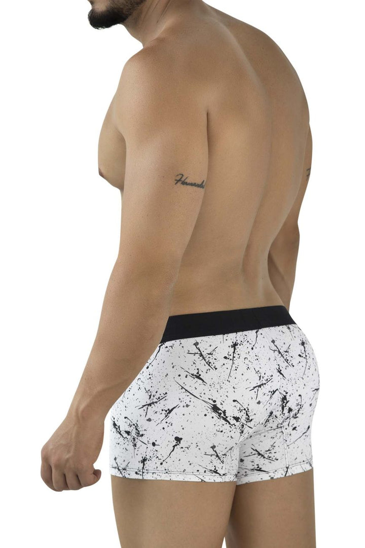 Clever Moda Brochazos Men's Trunk Underwear in Black – men's trunks